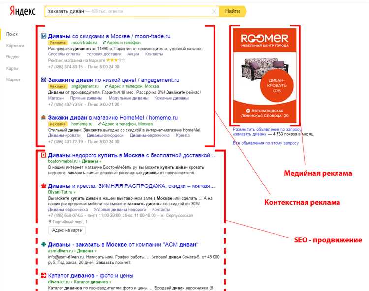 1. Поиск и реклама на поисковых страницах
